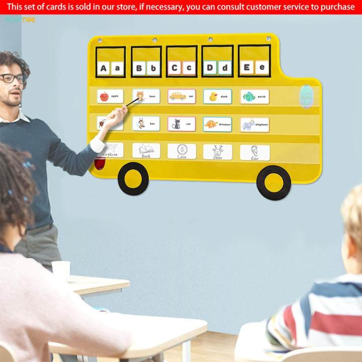 Bus%20Pocket%20Chart%20Durable%20Classroom%20Organizer%20Teaching%20Supplies%20for%20Preschool%20Learning%20Homeschool%20-%20Image%202