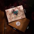 Holiday Card Set Joyful Vintage Christmas Greeting Card Set Perfect Festive Xmas Favors for Southeast Asian Buyers Festive Greeting Cards.