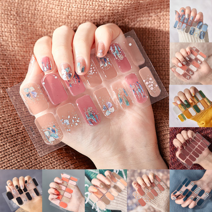 【beauty code store】Lamemoria Glitter Sequins Nail Stickers Art Moon Design Manicure Accessory Beauty Nail Decorations Salon