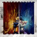Anime Ninja Uzumaki Uchiha Naruto 3D Printing Blackout Curtain Bedroom Living Room Home Decoration for Children Kids Adults. 