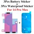 Sticker For iPhone 13 11Pro 12Mini 14 Pro Max X Xs Xr 8 Plus LCD Display Waterproof Bezel Seal Glue + Battery Adhesive Strips. 