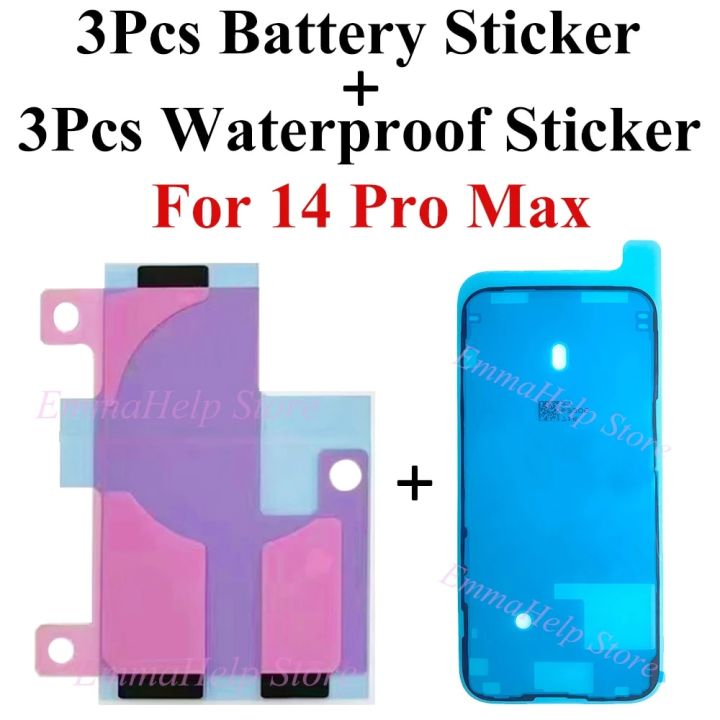 Sticker%20For%20iPhone%2013%2011Pro%2012Mini%2014%20Pro%20Max%20X%20Xs%20Xr%208%20Plus%20LCD%20Display%20Waterproof%20Bezel%20Seal%20Glue%20+%20Battery%20Adhesive%20Strips%20-%20Image%203