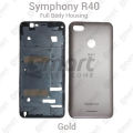 For Symphony R40 Full Body Housing With Camera Glass (LCD Frame, Side/Middle Frame, Back Panel/Backshell). 