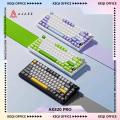 AJAZZ AK820 Pro Mechanical Keyboard Three Mode Wireless Multifunctional Knob Custom Screen Gaming Keyboard RGB Hot Swap Gasket.