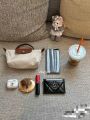 Longchamps bagminiDumpling Bag Leather Women's Bag2023New Hand-Carrying Bag Mini Hand-Holding Crossbody Cosmetic Bag.