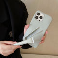3D Lipstick Make-up Soft Silicone Phone Case for iPhone 11 12 13 14 15 Pro Max Portable Lip Gloss Holder Ins Hot Cover Shell.