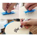 6pcs/set Plastic Letters Mold Happy Birthday Best Wishes Baking Molds Decoration BDM.