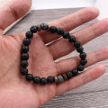Wholesale Lava Stone Buddha Beads Bracelets Black Iron Lava Bracelet Natural Volcanic Stone Bracelets for Women Men. 
