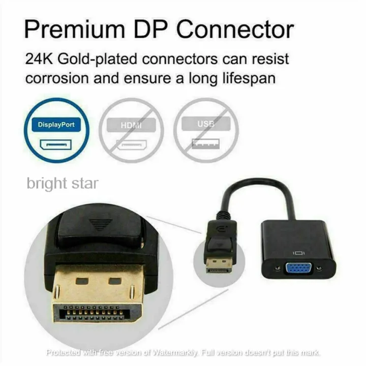 1080P%20Display%20Port%20To%20Vga%20Adapter%20Dp%20Male%20To%20Vga%20Female%20Adapter%20Display%20Port%20Cable%20Converter%20%20Black%20-%20Image%207