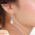 Fashion Opal Waterdrop Hook Earrings Flower Leaf Earring Jewelry for Women Gift. 