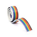 10 Core Rainbow Color Flat Ribbon Wire Cable (1 Meter) 1Meter/10 WAY Wire Rainbow Color Flat Wire Cable. 