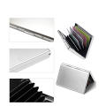 Metal Aluminum Wallet RFID Blocking Crash Proof Credit Card Holder Case Pocket. 