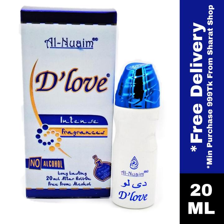 D love Attar By Al-Nuaim D'Love Roll On Non Alcoholic Fragrance Long Lasting Perfume - 20ml
