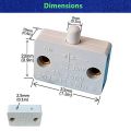 4 Pcs Cabinet Door Lamp Switch Applicable to 12V 24V 110V White. 