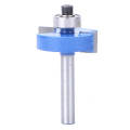 3/8 Inch Height T Type Rabbeting Router Bit 1/4 Shank Woodworking Milling Cutter.