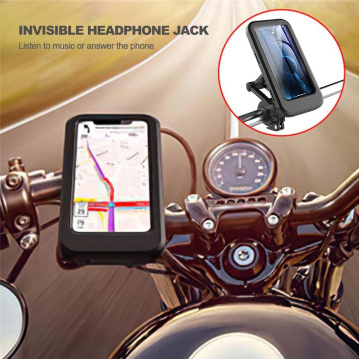 Bike Phone Holder Waterproof Bicycle Mobile Holder Case