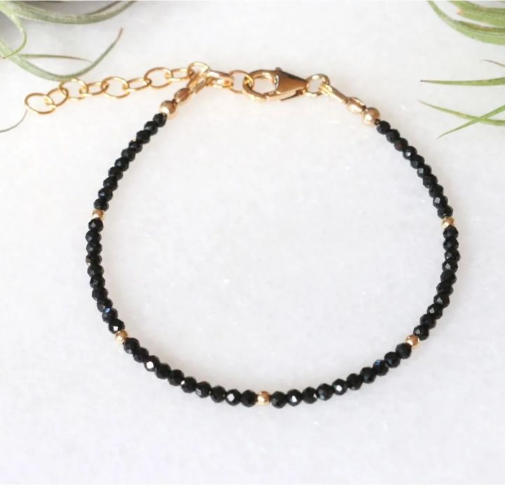 Black%20Crystal%20Tourmaline%20Bracelet,%20Empath%20Protection%20Bracelet%20for%20Women,%20Dainty%20Black%20Tourmaline%20Jewelry,%20-%20Image%205