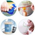 JAERBEE 30Pcs Large-Eye Stitching Sharp Thick Needles, 5 Sizes Stainless Steel Sewing Needles Kit for Embroidery and Hand Sewing. 