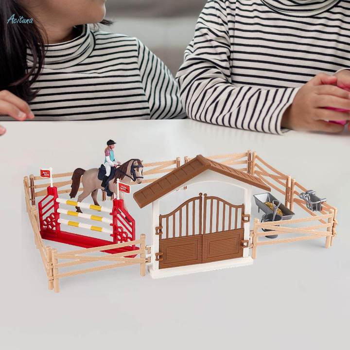 Horse%20Stable%20Playset%20Horse%20Clubs%20with%20Horseman%20Horses%20Toy%20for%203%204%205%206%207%20Year%20Old%20-%20Image%204