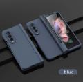 Phone Case For Samsung Galaxy Z Fold 6 5 4 3 5G With Pen Slot Holder For S Pen Hinge Plastic Cover With Front Screen Glass. 