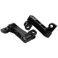 LKPCIGCXM Motorcycle Adjustable Passenger Footpegs Highway Pegs Male Mount Foot Peg Clamp Support Extensions Bracket B. 