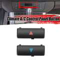 4Pcs Car Air Conditioner A / C Temperature Control Panel Switch Button Key Cover for X5 E39 E53 525I 530I 540I M5.
