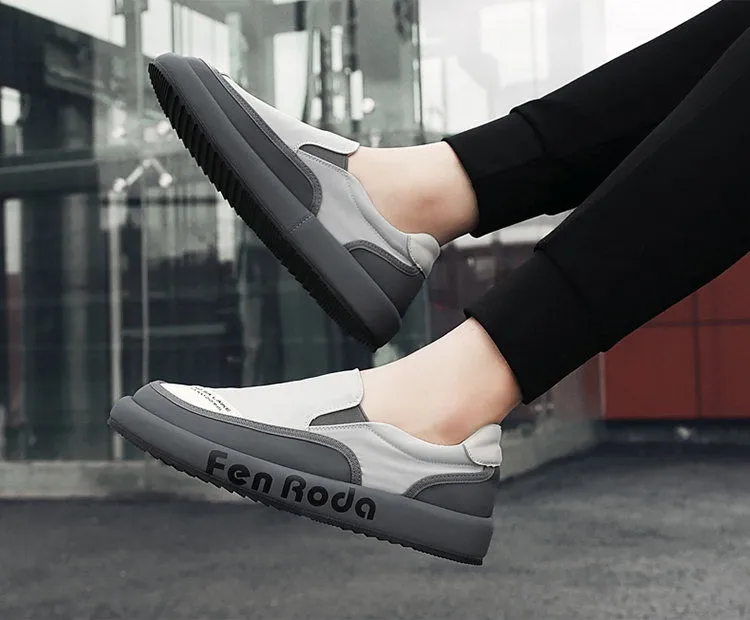 Woodpecker Ice Silk Shoes Men's Summer Breathable Thin Canvas