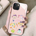 For OPPO A77 A77s A78 4G Back Cover Case glass Fashion Disney celebrated Shockproof Camera Lens Protector Phone Cases. 