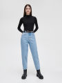 Women's Mock Neck Turtleneck Shirt Long Sleeve Ribbed Knit Slim Fit Tee Tops - T Shirt For Women. 