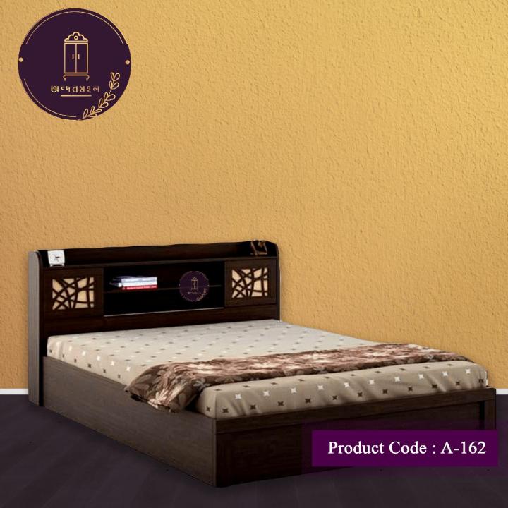 Andormahal (MDF) Aesthetic head stand  khat/bed Double