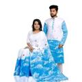 Occasional Dress/Couple Set/Matching Dress/Traditionally Dress/Sari And Panjabi.