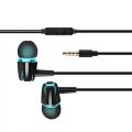 Earphone In-ear Running Sports Headphone 3 5mm Wired Portable Phone Earbuds with Microphone Huiteni.