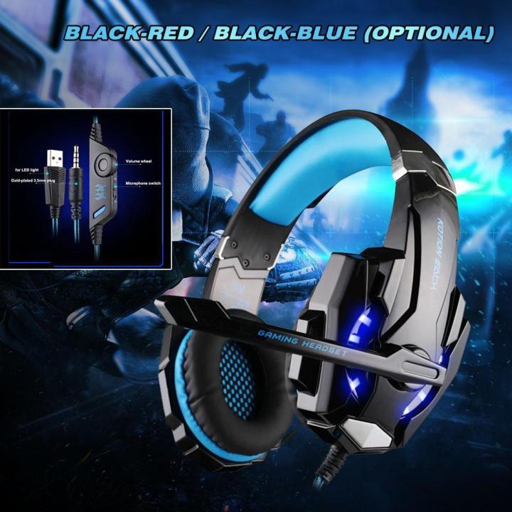 KOTION%20EACH%20G9000%203.5Mm%20Noise%20Reduction%20Gaming%20Headset%20Replacement%20For%20PC%20&%20Laptop%20with%20RGB%20Light%20-%20Blue%20-%20Image%205