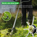 6 Inch Steel Grass Trimmer Head 3 or 6 Knife Mower Wire Weed Blade for Garden Lawn Trimmer Head Lawnmover Power Tools. 