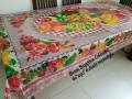 PVC Square Plastic Table Cover 48 by 30 inch - Multicolor Designed. 