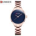 CURREN Top Brand Fashion Ladies Watches Stainless Steel Band Quartz Female Wrist Watch Ladies Gifts Clock Relogio Feminino.