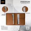 Zays Premium Leather Super Slim Card Holder Mini Wallet Handcrafted Durable Stylish Compact Wallet for Men And Women | Credit And Debit Card Holder Slim Wallet for Travel And Everyday Use (Brown). 