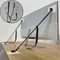 Adjustable TV Safety Straps No-Drill Adhesive Anti-Tip Furniture Anchors Kit for Baby Proofing, Flat Screens Fix to Wall.