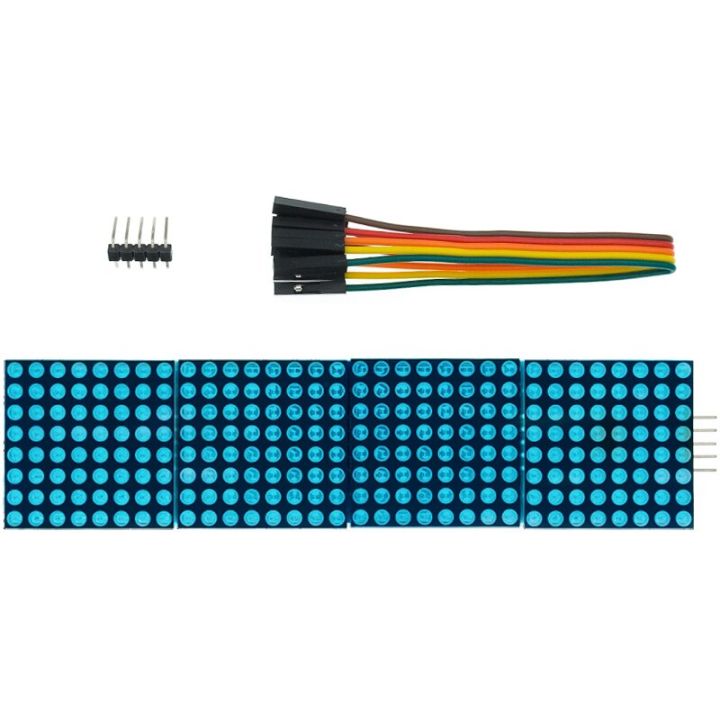 MAX7219%20Dot%20Matrix%20Module%20Microcontroller%20Display%20Module%20MCU%20LED%20Display%20Control%20Module%20For%20Arduino%205V%20DIY%20Kits%204%20in%201%20Red/Green%20-%20318600029%20-%20Image%202