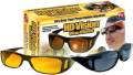 2in1 HD Vision WrapArounds Day & Night Vision Sun Glass for Car Bike.