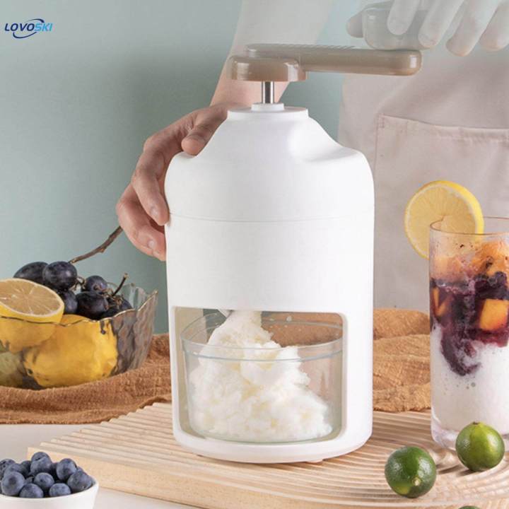 Manual Ice Crusher Mini Hand Crank Ice Crusher for Outdoor