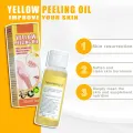 ellow Peeling Oil Extra Strength, Super Strength Yellow Peeling Oil Lightening Exfoliating, Butter Peeling for Dark Skin, Body, Face, Dark Spots, Brightening Complexion.
