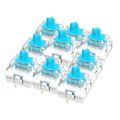 AULA 3 Pin 15mm Blue Mechanical Switch Brown Replacement Spare Parts For Gaming Keyboard Sp1212. 