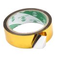 Golden Reflective Adhesive Tape Safty Warning Stripe, Masking Tape DIY Craft 19mm/30mm Width. 