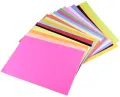 A4 Multi Color Handmade Origami Paper – 100 Pcs | Thin Scrapbook & Craft Paper. 