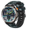 HT30 smartwatch outdoor sports waterproof Bluetooth call 1.7 large screen LED light. 