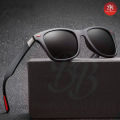 Fashionable Polarized driving Sport Square Sun glass Men - Black. 