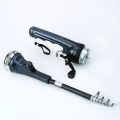 Folding Mini Travel Rod for Fish High Quality Foldable Fishing Rod With Reel Line Combo Portable Pocket Throwing Rock Telescopic. 