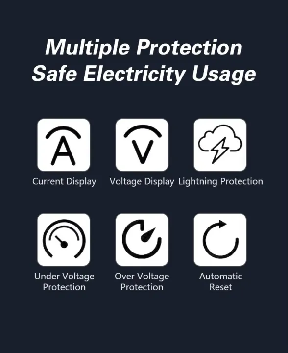 63A%20230V%203IN1%20Display%20Din%20Rail%20Adjustable%20Over%20Under%20Voltage%20Surge%20Protector%20Relay%20Over%20Current%20Protect%20Kwh%20Power%20watt%20Meter%20-%20Image%204