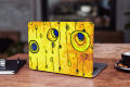 LPTP-63 Modern Abstract Art On Canvas Textures And Colors premium quality laptop sticker.